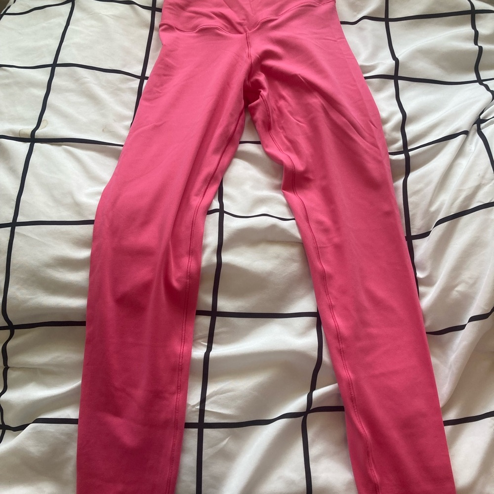 Offline by Aerie Pink Crossover Leggings